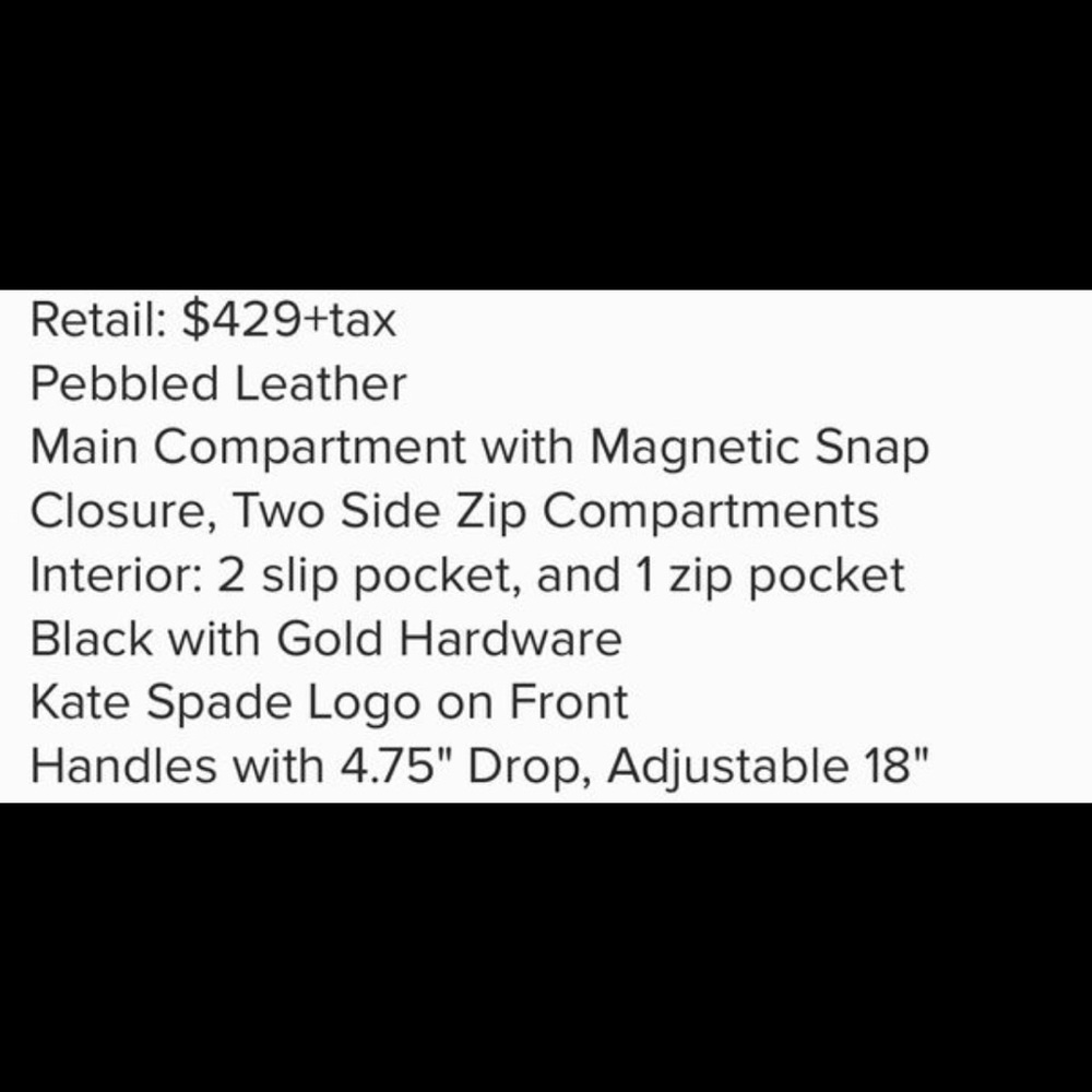 Authentic Kate Spade - Picture 4 of 4